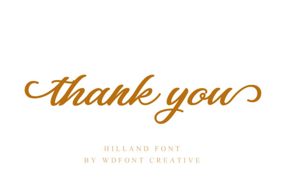 Hilland Font PNG with transparent background - Preview 4