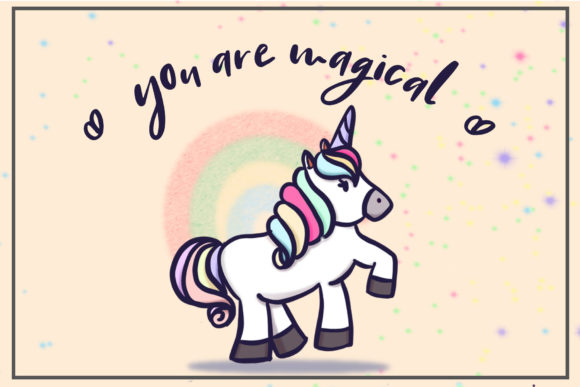 Hippie Unicorn Font font preview - 3