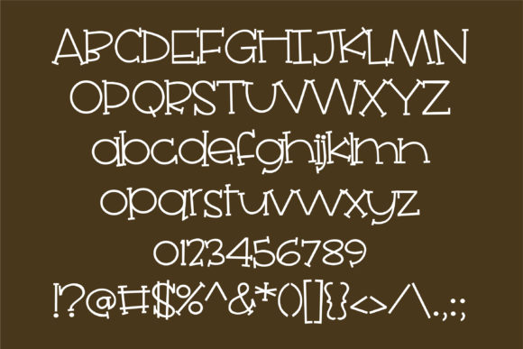 Homeward Font font preview - 1