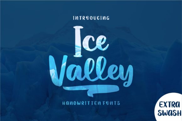 Ice Valley Script & Handwritten Font By goodjavastudio