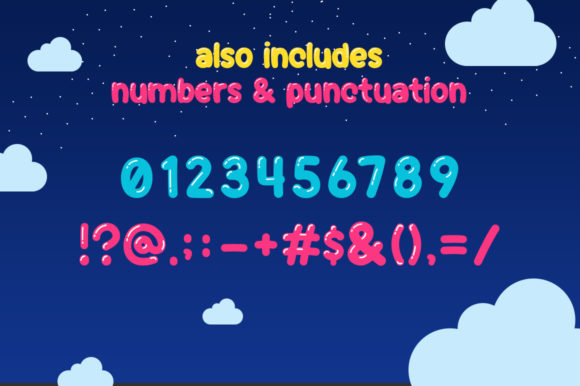 Jellybelly Font PNG with transparent background - Preview 4