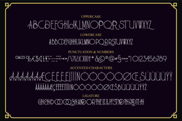 Jhoony Richmond Font PNG with transparent background - Preview 4