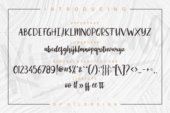 Kingtone Font PNG with transparent background - Preview 3