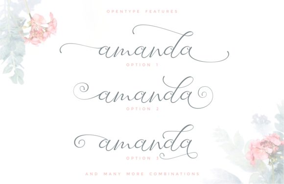 Laureta Font PNG with transparent background - Preview 2