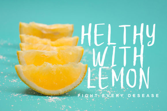 Lemonadut Font PNG with transparent background - Preview 2