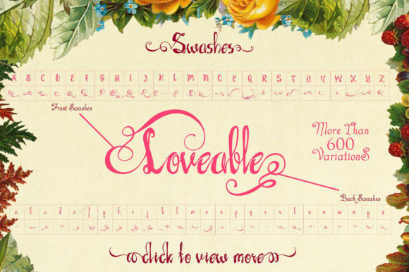 Luvdove Font PNG with transparent background - Preview 2