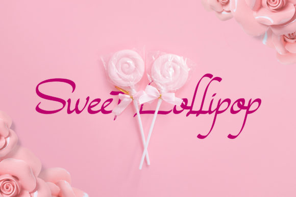 Magenta Rose Font PNG with transparent background - Preview 3