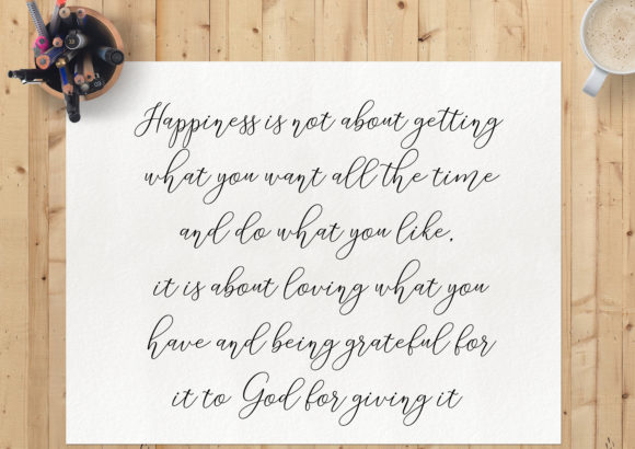 Malisara Script Font PNG with transparent background - Preview 5