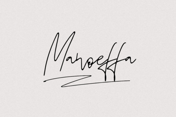 Manoeffa Font PNG with transparent background - Preview 2