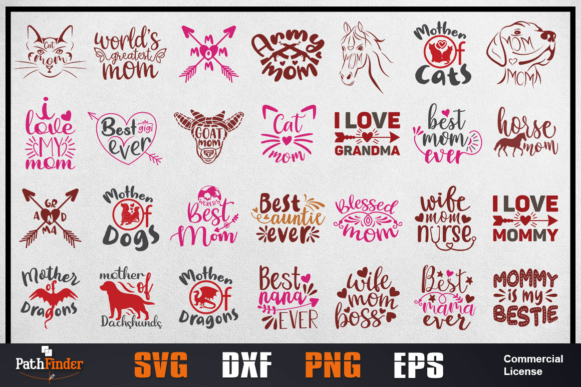 Mom Bundle Graphic by Pathfinder · Creative Fabrica