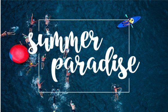 Nanda Script Font PNG with transparent background - Preview 6