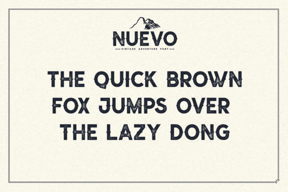 Nuevo Font PNG with transparent background - Preview 2