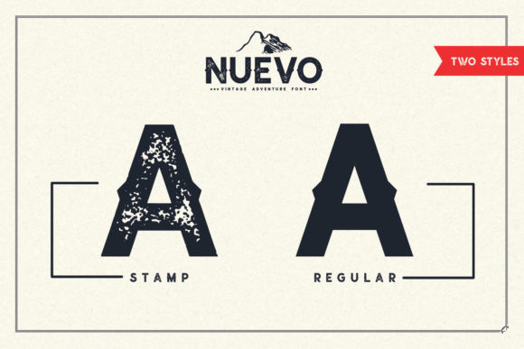 Nuevo Font PNG with transparent background - Preview 3