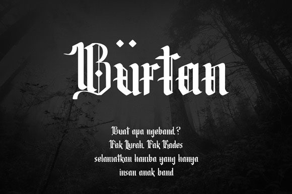 Omerta Font PNG with transparent background - Preview 2