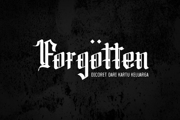 Omerta Font PNG with transparent background - Preview 4
