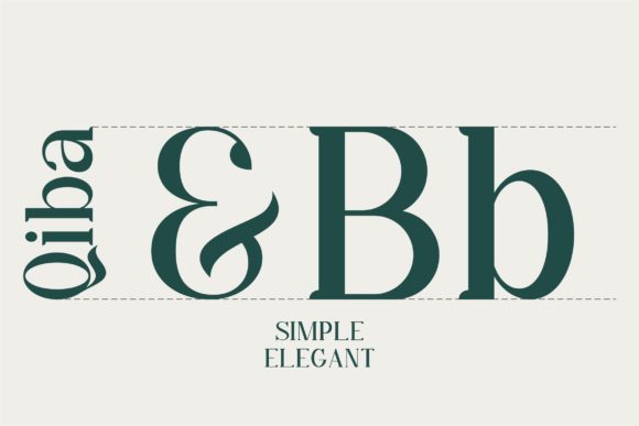 Qiba Font PNG with transparent background - Preview 4
