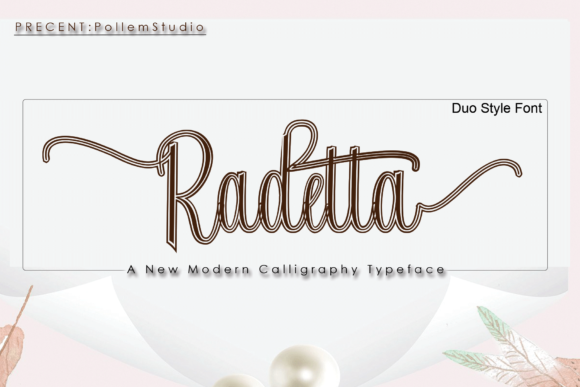 Radetta Font PNG with transparent background - Preview 1
