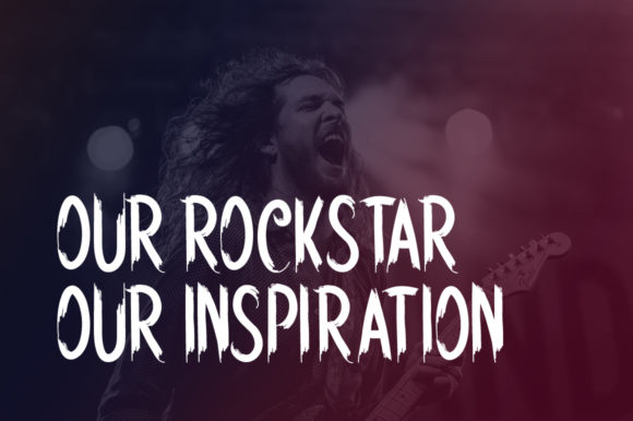 Rockwork Font PNG with transparent background - Preview 1