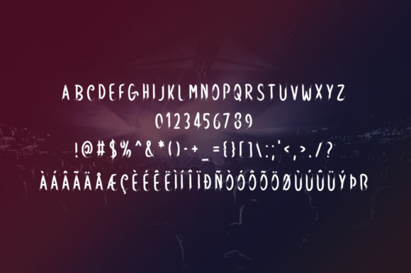 Rockwork Font PNG with transparent background - Preview 4