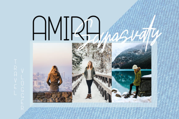 Sansi Type Duo Font PNG with transparent background - Preview 1