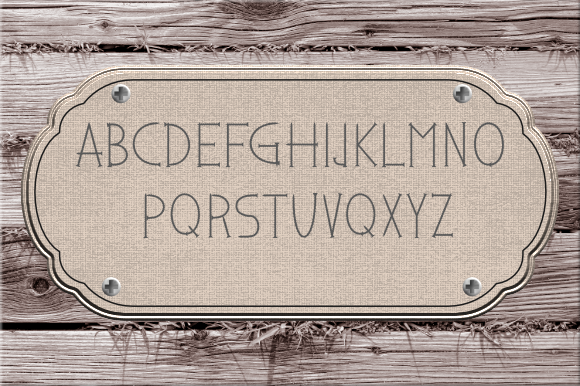 Screws Font font preview - 1