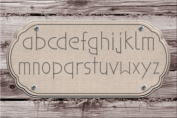 Screws Font font preview - 2