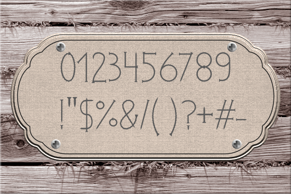 Screws Font font preview - 3