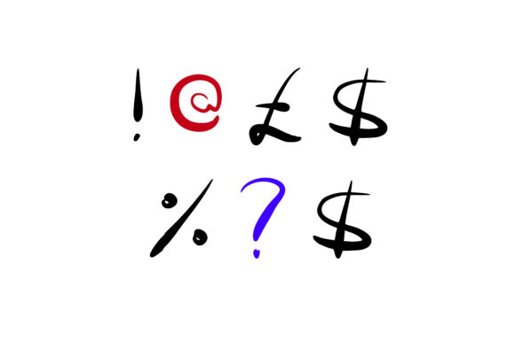 Sharp Things Font PNG with transparent background - Preview 1