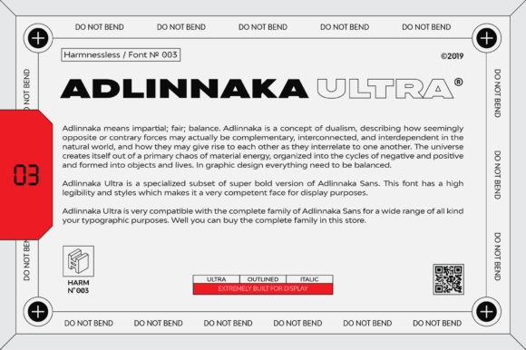Adlinnaka Ultra Font - Preview 1