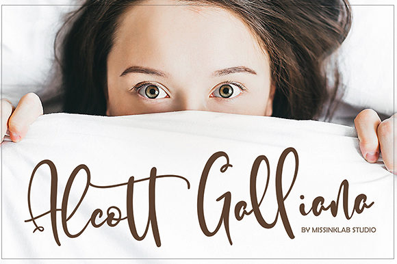 Alcott Ghalliana Script & Handwritten Font By Pineungtype & Missinklab