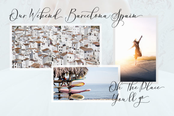 Amorra Script Font PNG with transparent background - Preview 3