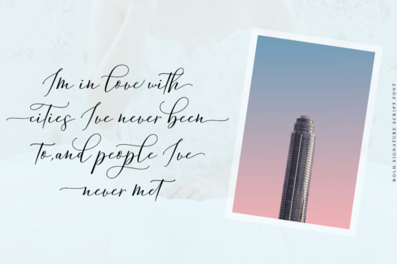 Amorra Script Font PNG with transparent background - Preview 4