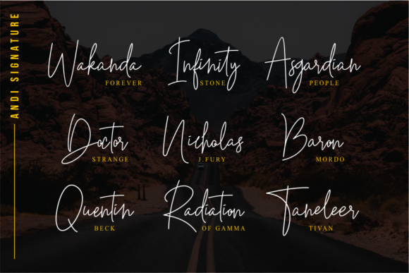 Andi Font - Preview 2