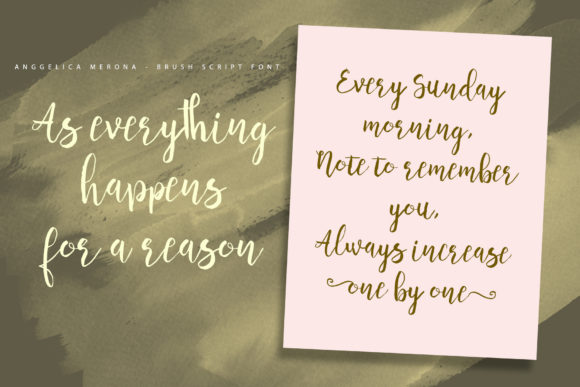 Anggelica Merona Font - Preview 4