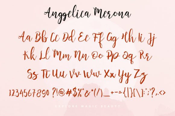 Anggelica Merona Font - Preview 6