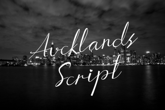 Aucklands Script Font - Preview 4