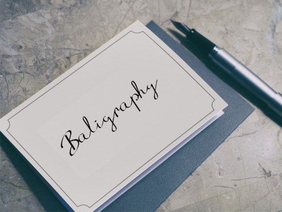 Baligraphy Font - Preview 3