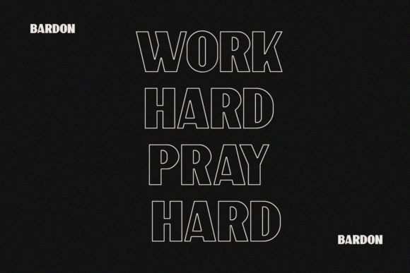 Bardon Family Font - Preview 3