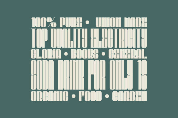 Bauhead Font - Preview 3