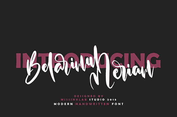 Rita Carollina Font by Pineungtype & Missinklab · Creative Fabrica