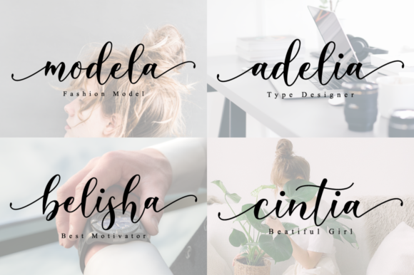 Belista Script Font - Preview 1