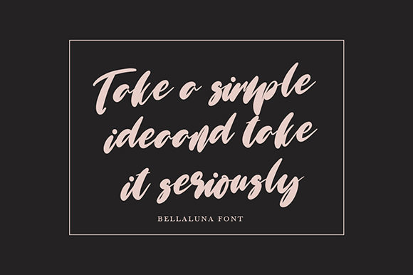Bellaluna Font - Preview 2