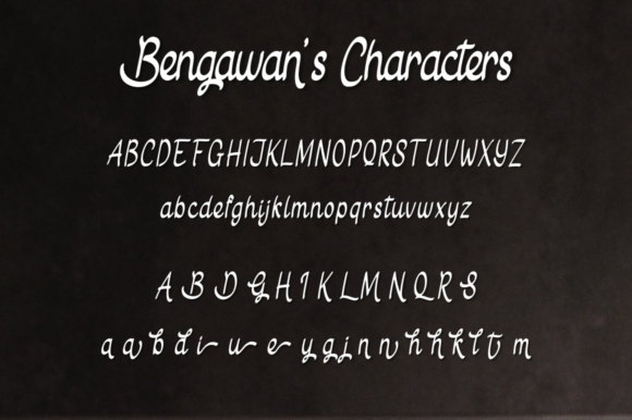 Bengawan Font - Preview 1
