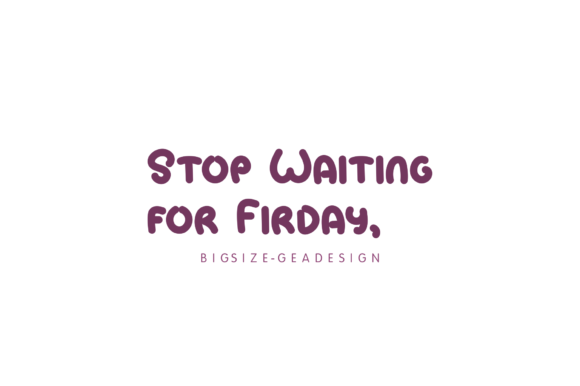 Big Size Font - Preview 2