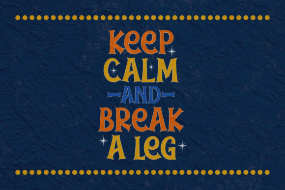 Break a Leg Font PNG with transparent background - Preview 2