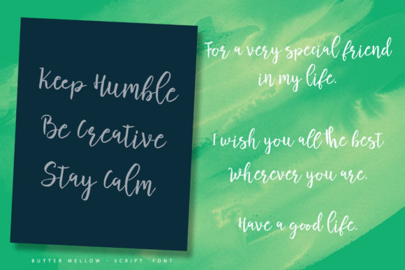 Butter Mellow Font - Preview 4