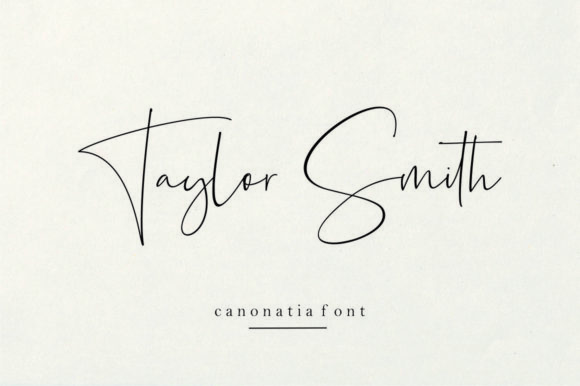 Canonatia Font - Preview 1