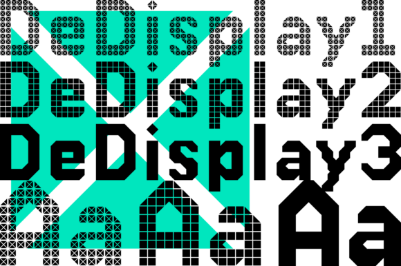 DeDisplay Font - Preview 4