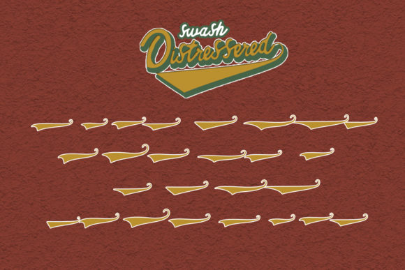 Distressered Font PNG with transparent background - Preview 5