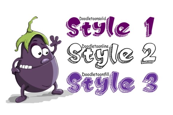Doodletoon Font - Preview 1